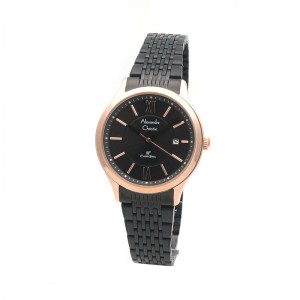 Alexandre Christie AC 8585 Rosegold Black Lady LDBBRBA
